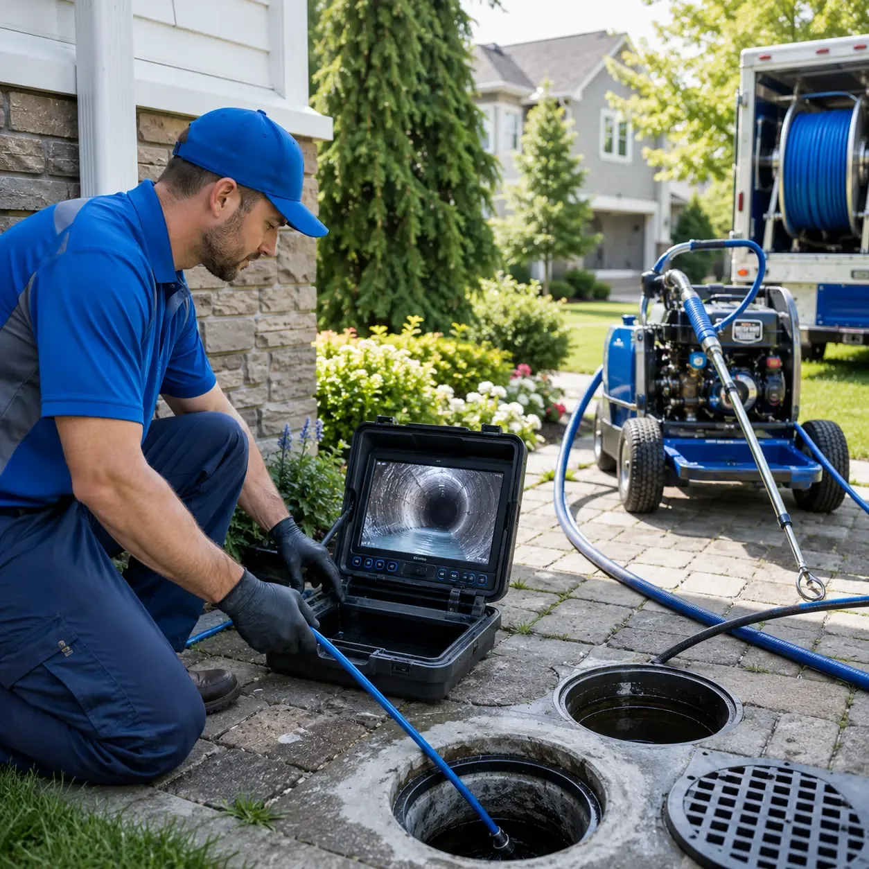 Outdoor drain cleaning professionals serving Coleman, MI